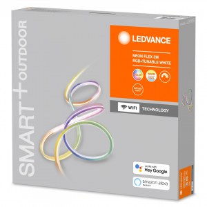 Ledvance SMART+ WiFi Neon Flex RGBW Multicolor 15W 2700-6500K, 3 meters, Outdoor IP44, Plug Type-C (EU) Ledvance | SMART+ WiFi N